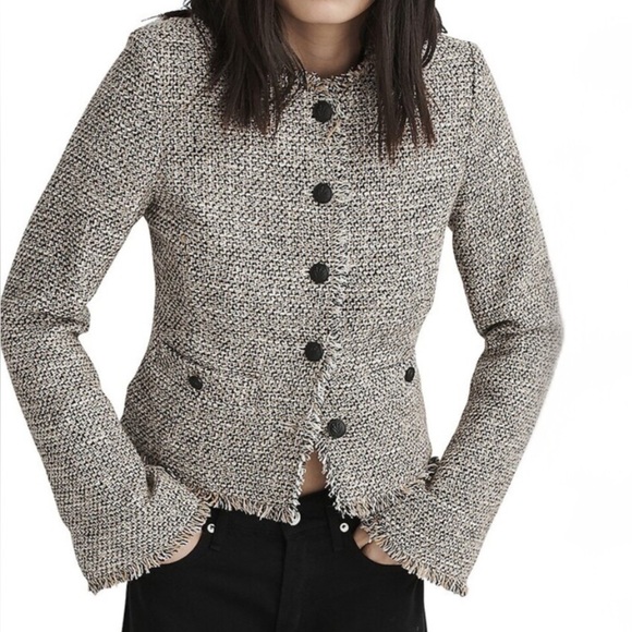 rag & bone Jackets & Blazers - Rag and Bone Women's Tweed Button-Up Jacket. Size 2. Never Worn.